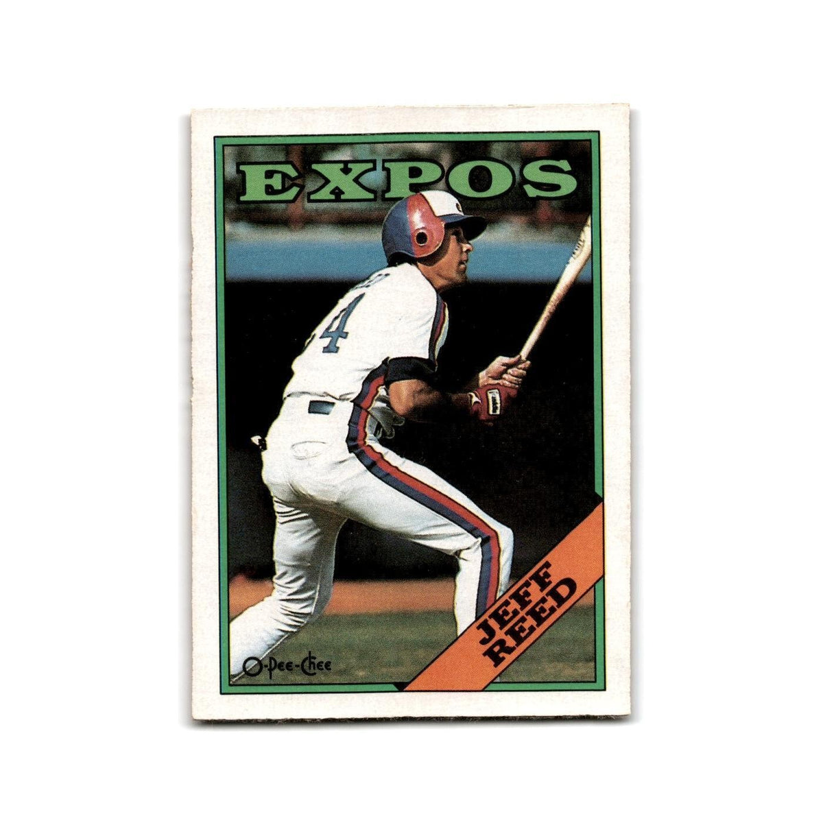 Jeff Reed 1988 O-Pee-Chee #176 Montreal Expos Baseball Card NM