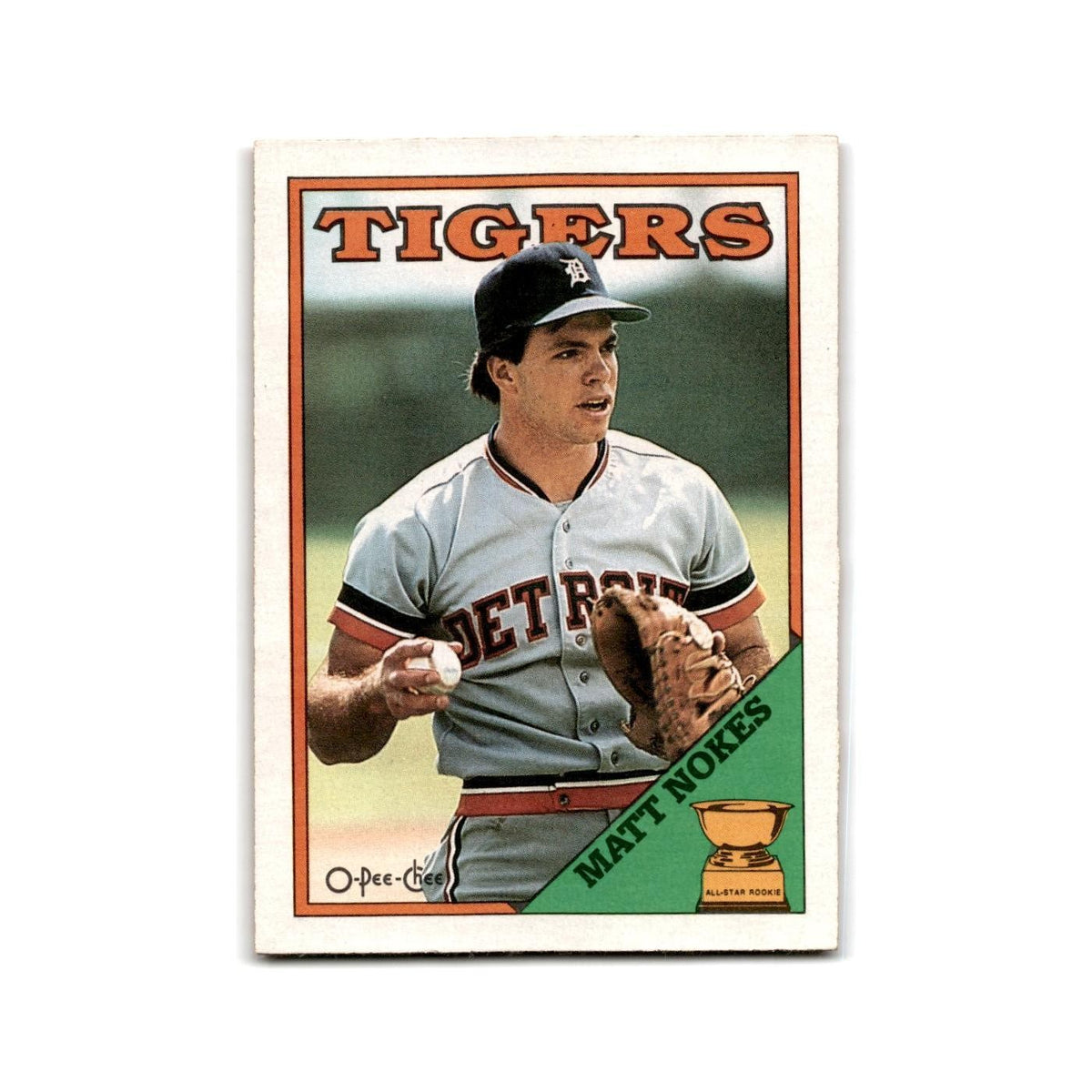 Matt Nokes 1988 O-Pee-Chee #266 Detroit Tigers Baseball Card NM
