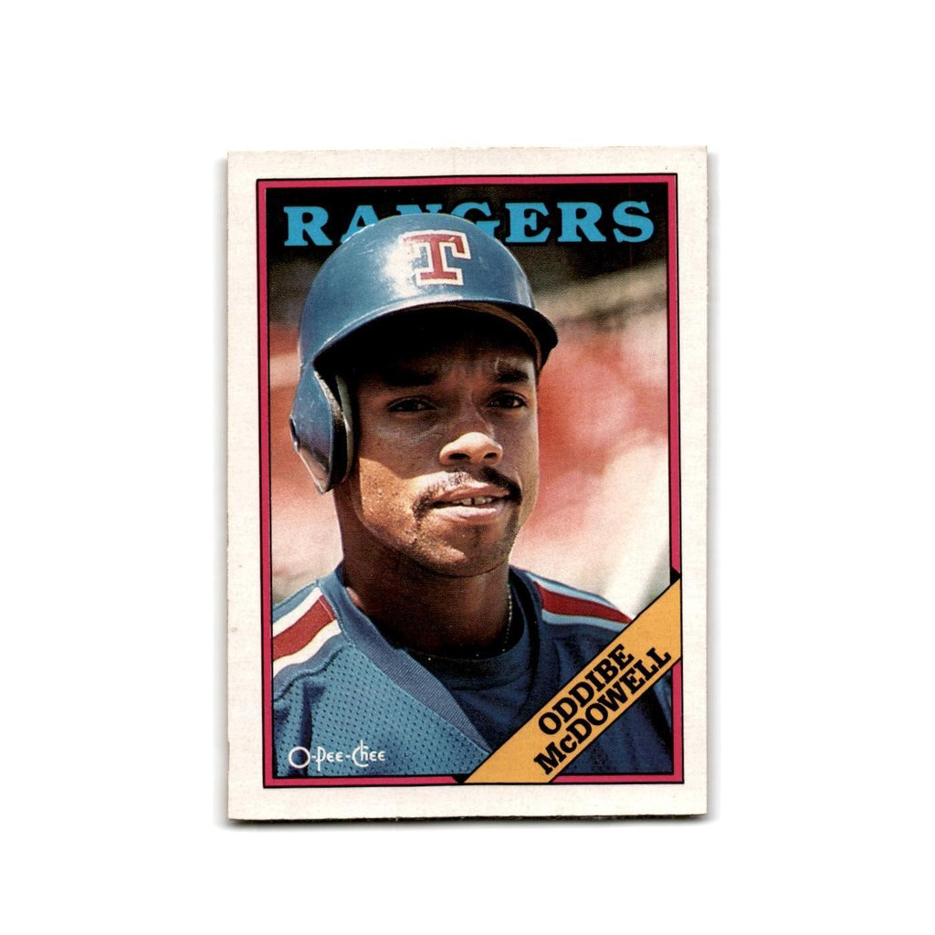 Oddibe McDowell 1988 O-Pee-Chee #234 Texas Rangers Baseball Card NM
