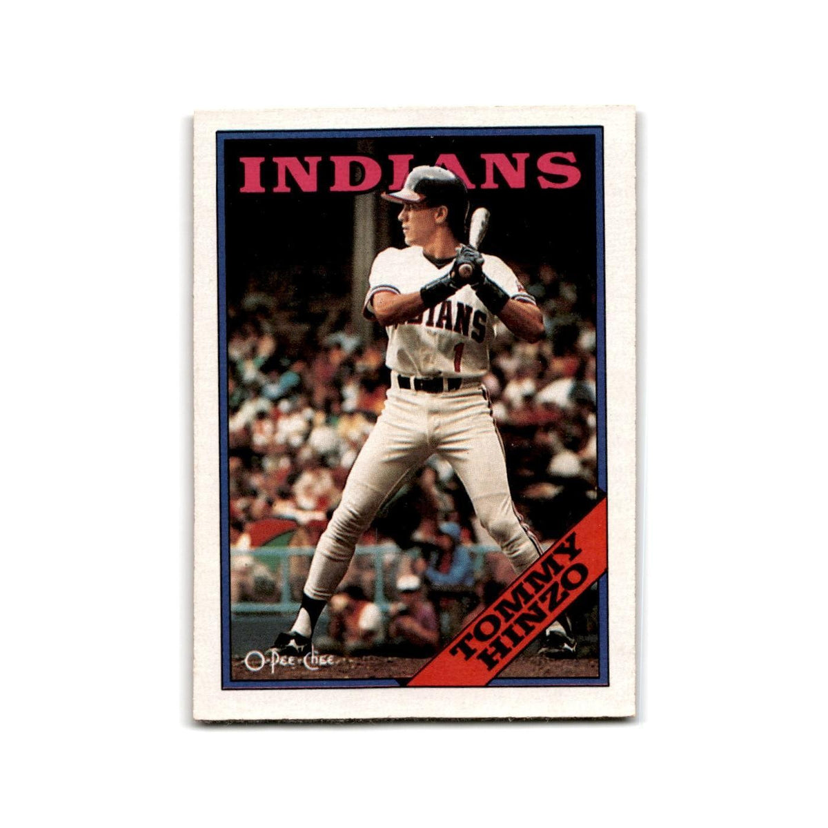 Tommy Hinzo 1988 O-Pee-Chee #294 Cleveland Indians Baseball Card NM