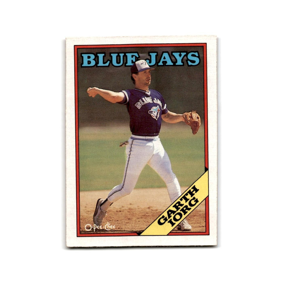 Garth Iorg 1988 O-Pee-Chee #273 Toronto Blue Jays Baseball Card NM
