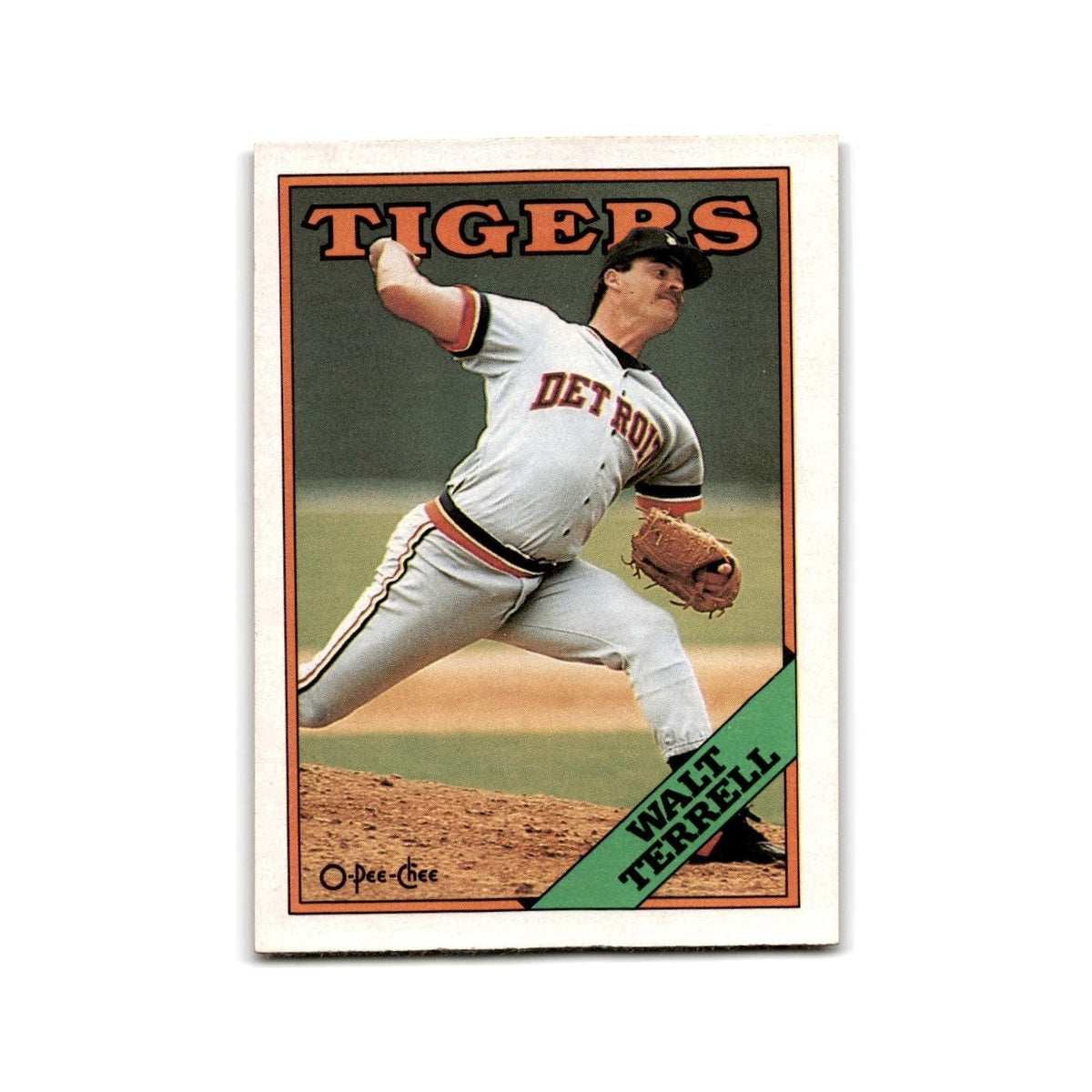 Walt Terrell 1988 O-Pee-Chee #284 Detroit Tigers Baseball Card NM