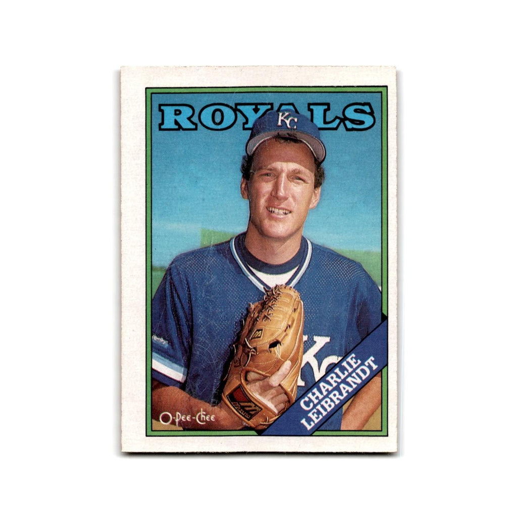 Charlie Leibrandt 1988 O-Pee-Chee #218 Kansas City Royals Baseball Card NM
