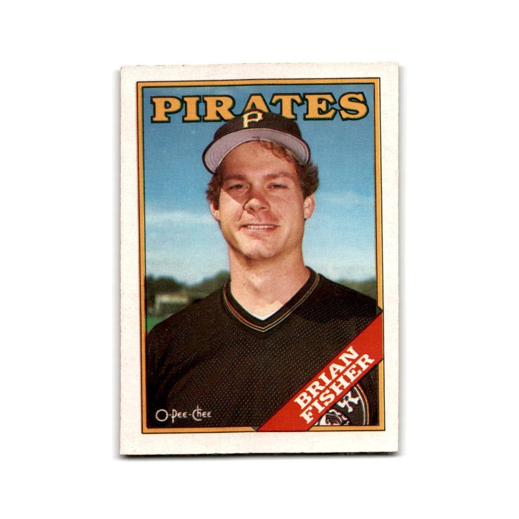 Brian Fisher 1988 O-Pee-Chee #193 Pittsburgh Pirates Baseball Card NM