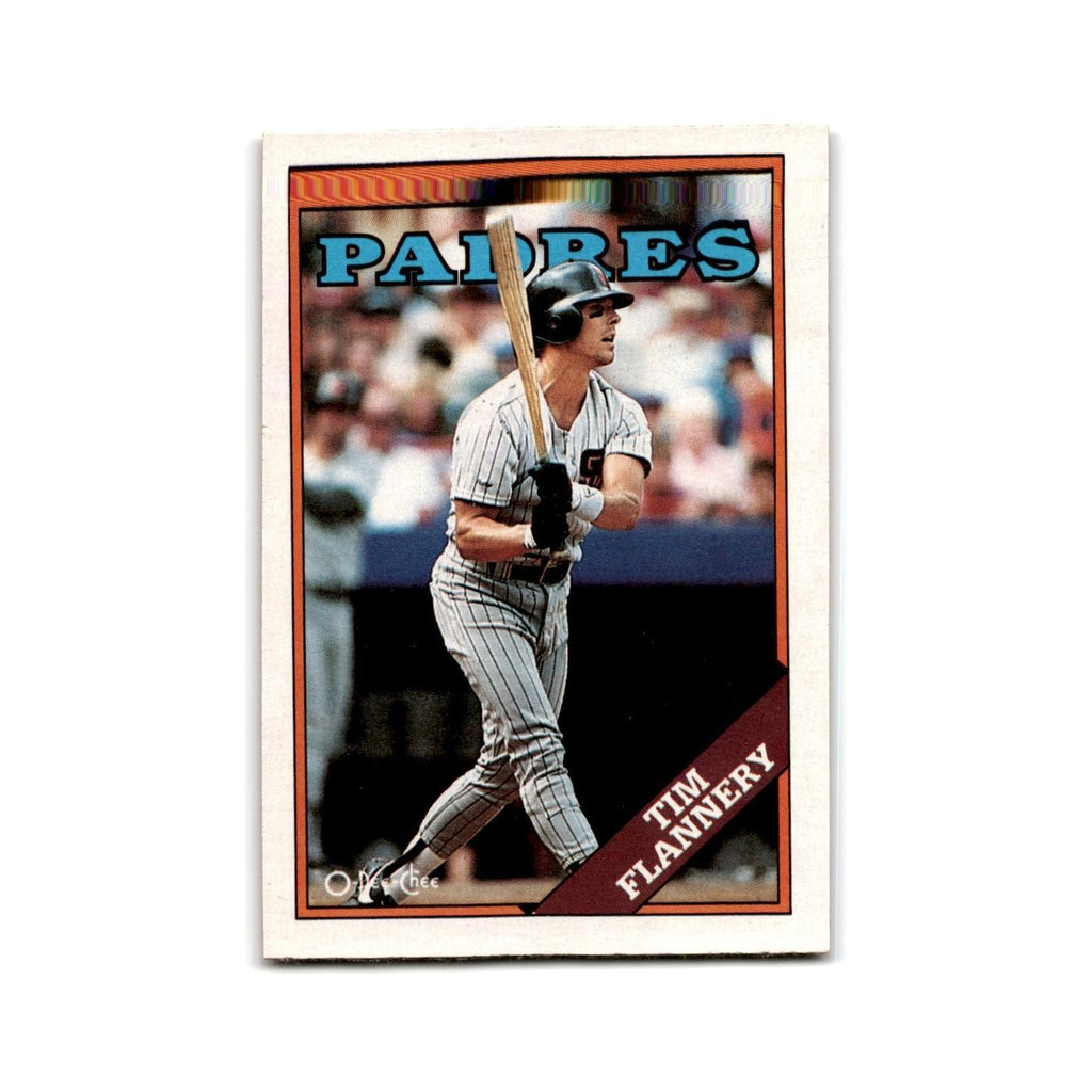 Tim Flannery 1988 O-Pee-Chee #262 San Diego Padres Baseball Card NM