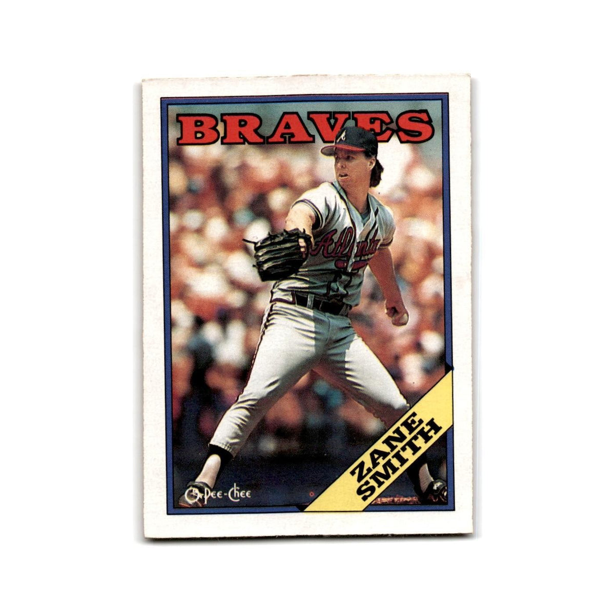 Zane Smith 1988 O-Pee-Chee #297 Atlanta Braves Baseball Card NM