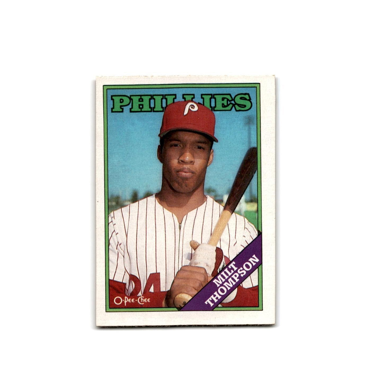 Milt Thompson 1988 O-Pee-Chee #298 St. Louis Cardinals Baseball Card NM