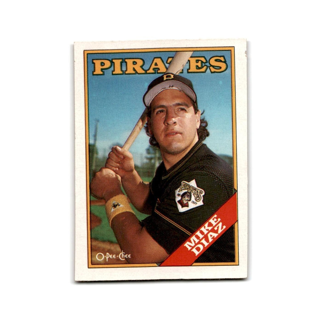 Mike Diaz 1988 O-Pee-Chee #239 Pittsburgh Pirates Baseball Card NM