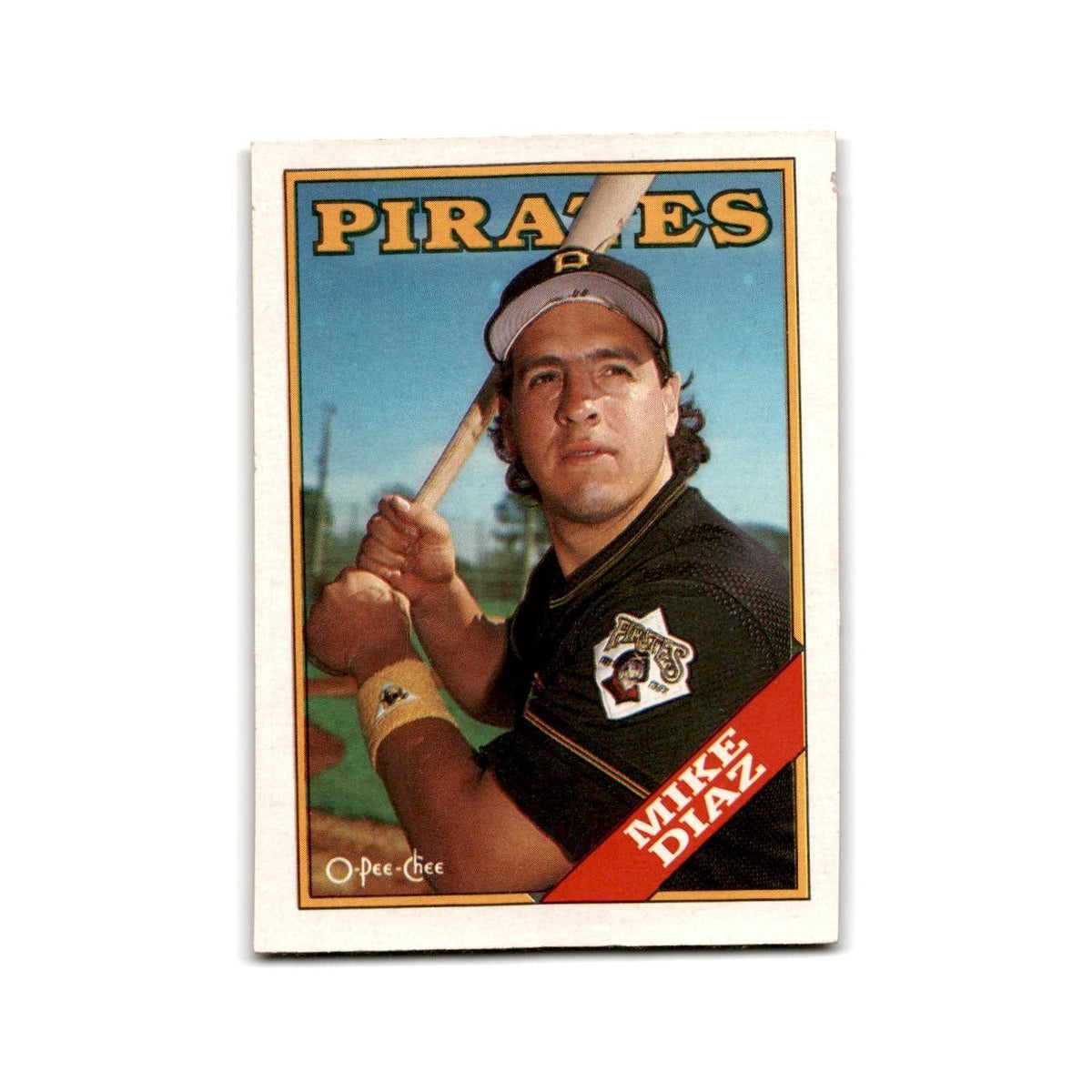 Mike Diaz 1988 O-Pee-Chee #239 Pittsburgh Pirates Baseball Card NM