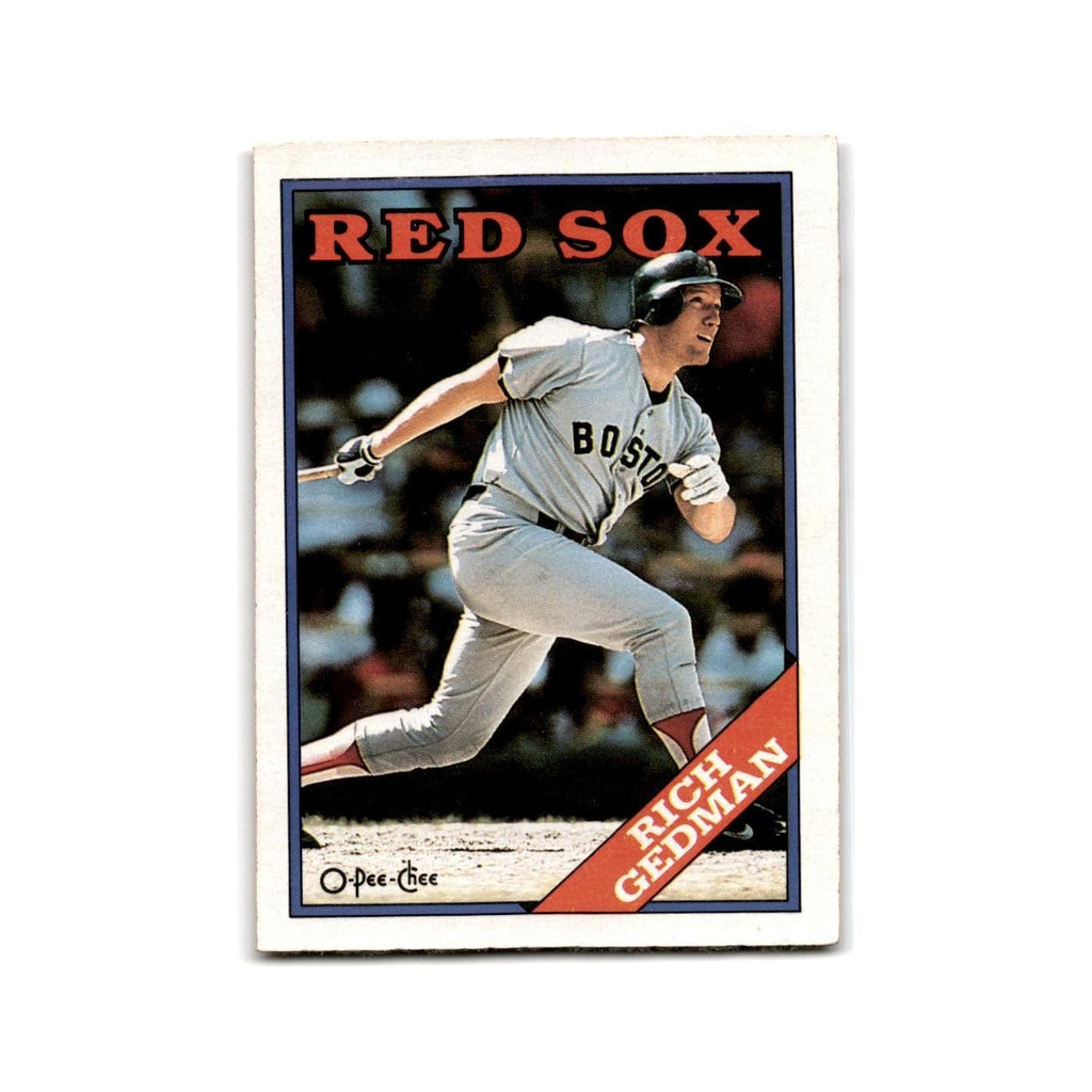 Rich Gedman 1988 O-Pee-Chee #245 Boston Red Sox Baseball Card NM