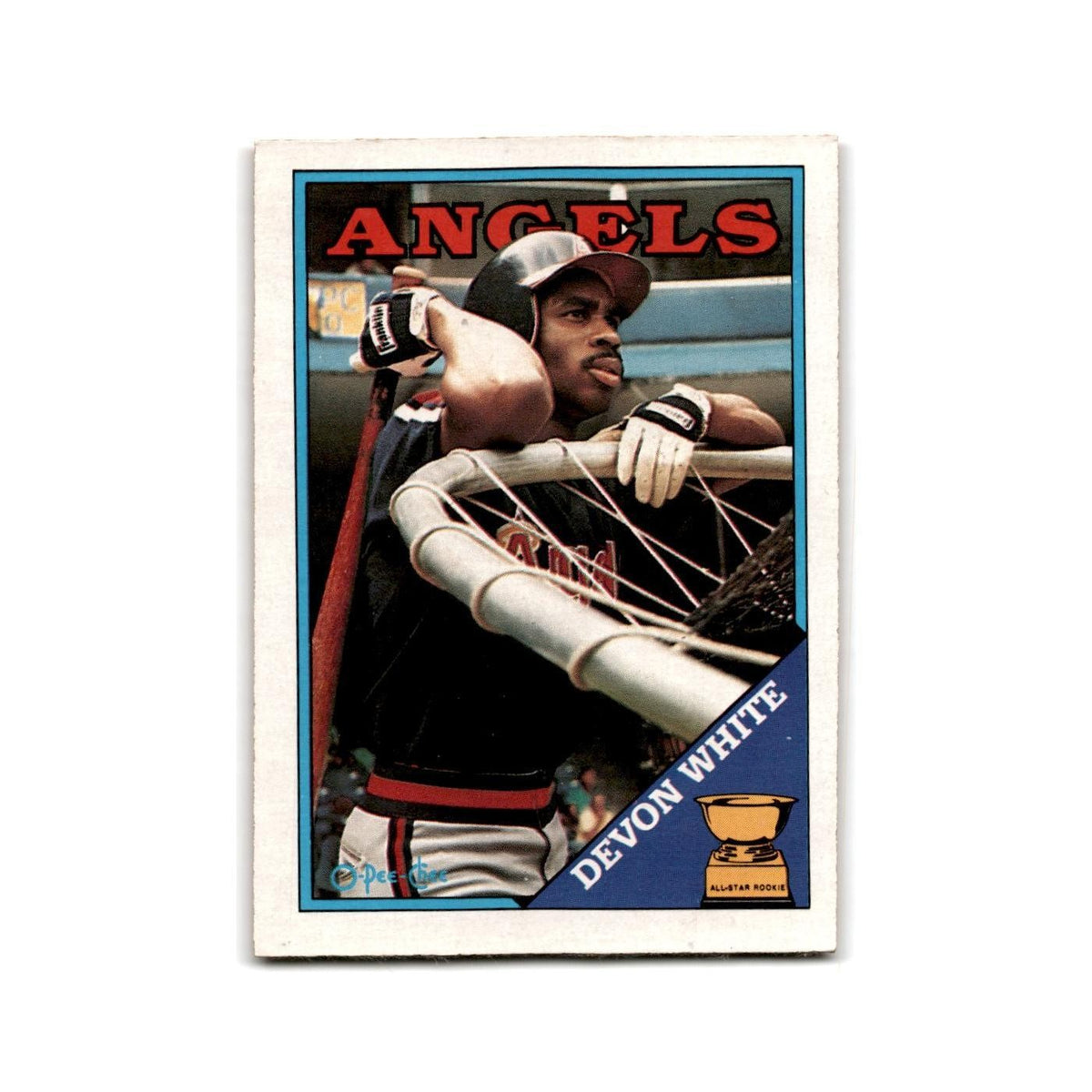 Devon White 1988 O-Pee-Chee #192 California Angels Baseball Card NM