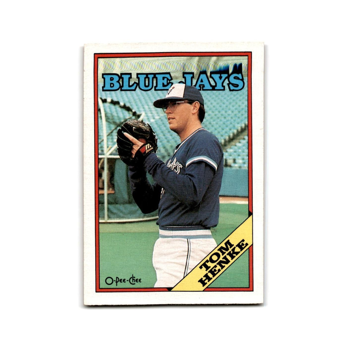 Tom Henke 1988 O-Pee-Chee #220 Toronto Blue Jays Baseball Card NM