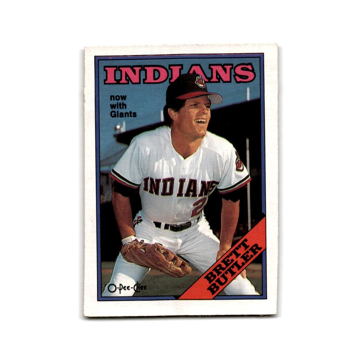 Brett Butler 1988 O-Pee-Chee #202 San Francisco Giants Baseball Card NM