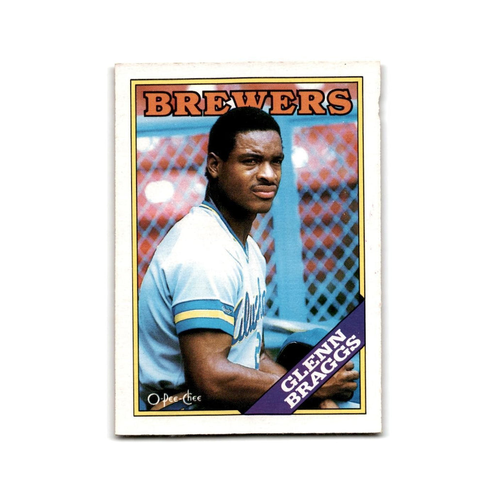 Glenn Braggs 1988 O-Pee-Chee #263 Milwaukee Brewers Baseball Card NM