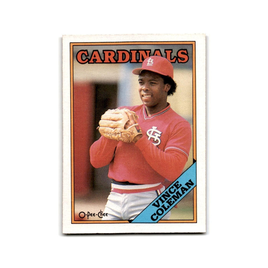 Vince Coleman 1988 O-Pee-Chee #260 St. Louis Cardinals Baseball Card NM