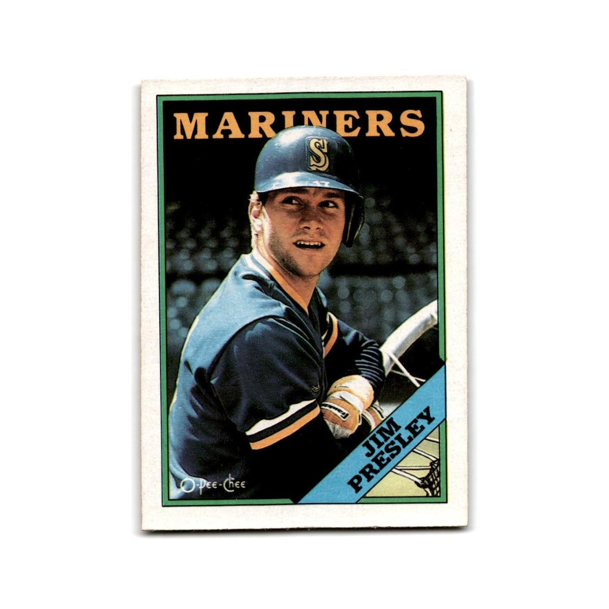 Jim Presley 1988 O-Pee-Chee #285 Seattle Mariners Baseball Card NM