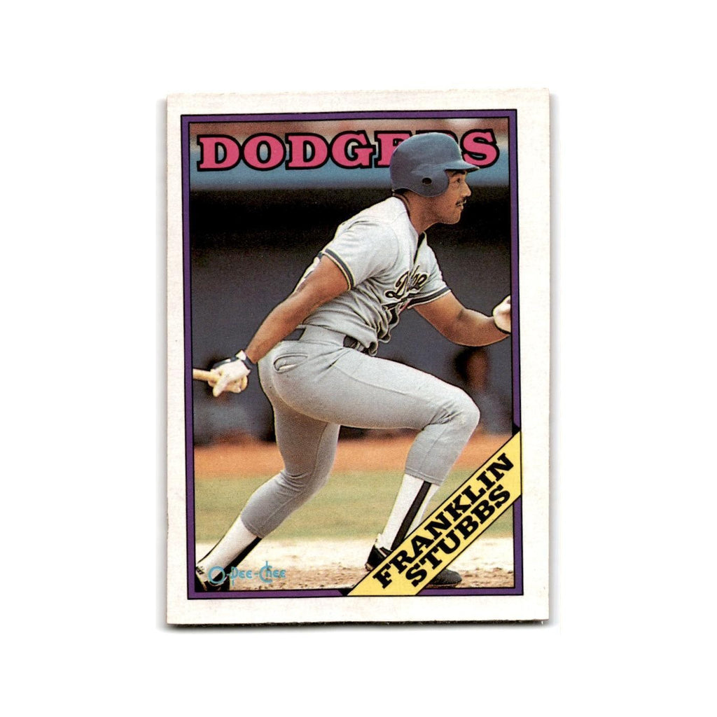 Franklin Stubbs 1988 O-Pee-Chee #198 Los Angeles Dodgers Baseball Card NM