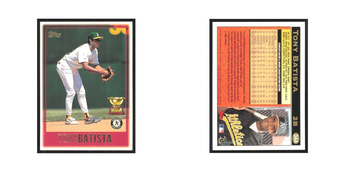 1997 Topps Tony Batista Athletics #344