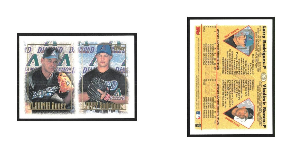 1997 Topps Vladimir Nunez/Larry Rodriguez Diamondbacks #250