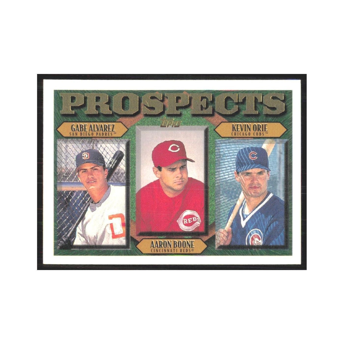 1997 Gabe Alvarez/Aaron Boone/Kevin Orie San Diego Padres/Cincinnati Reds/Chicag