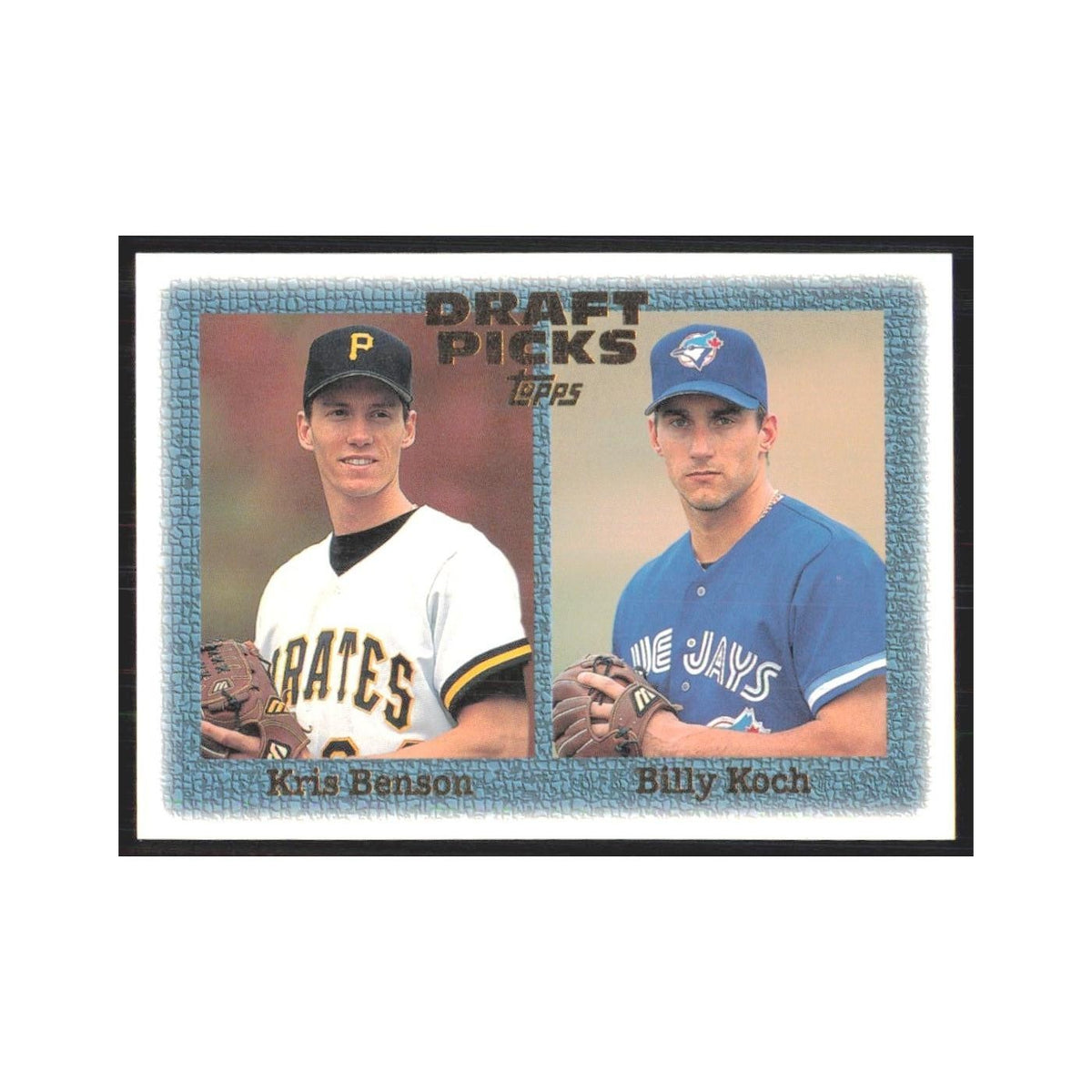1997 Topps Kris Benson/Billy Koch Pittsburgh Pirates/Toronto Blue Jays #481