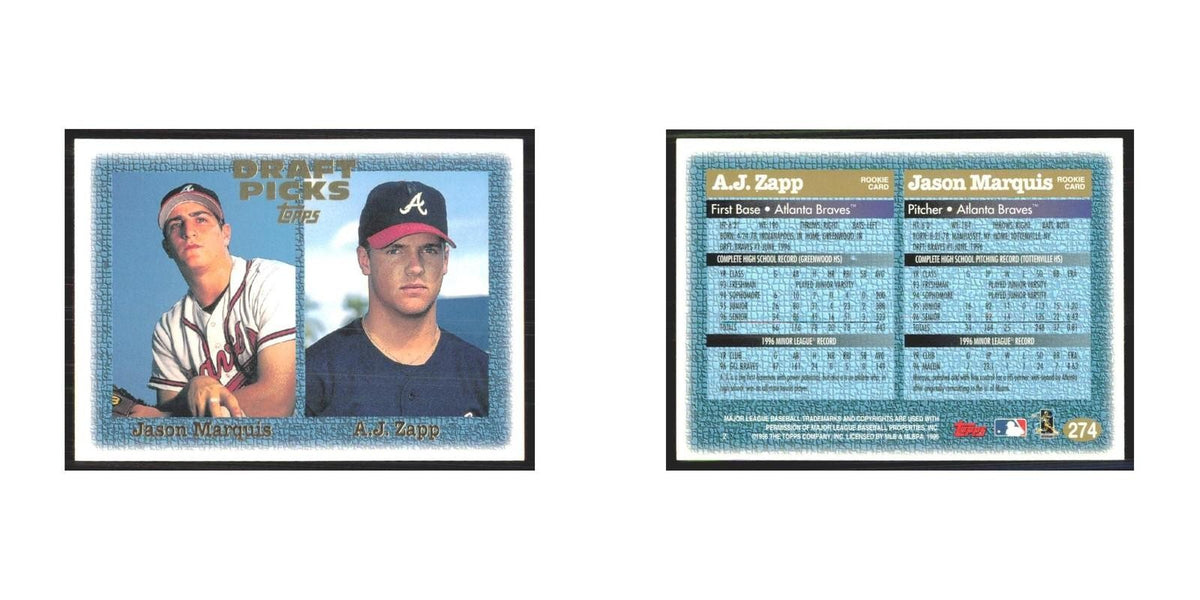 1997 Topps Jason Marquis/A.J. Zapp Braves #274