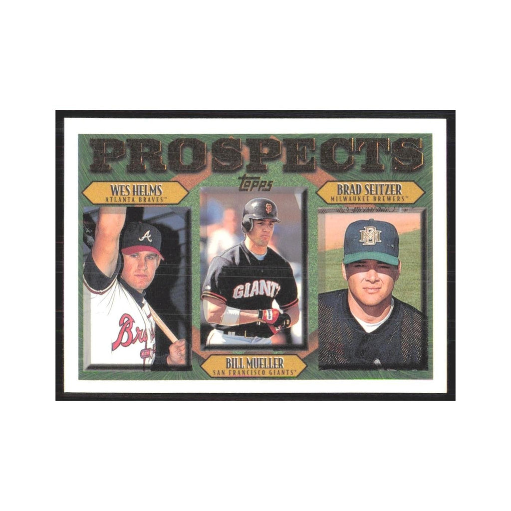 1997 Wes Helms/Bill Mueller/Brad Seitzer Atlanta Braves/San Francisco Giants/Mil