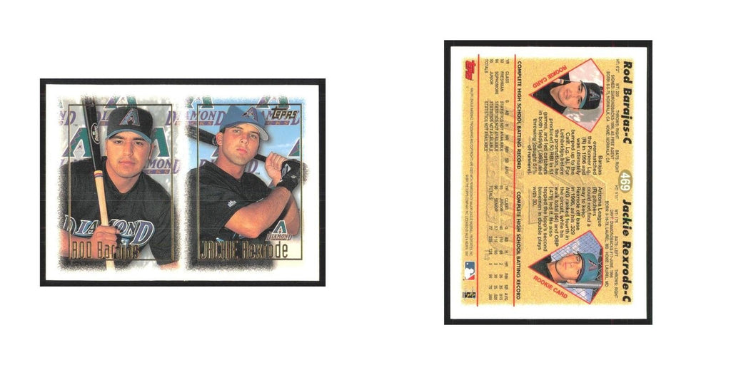1997 Topps Rod Barajas/Jackie Rexrode Diamondbacks #469