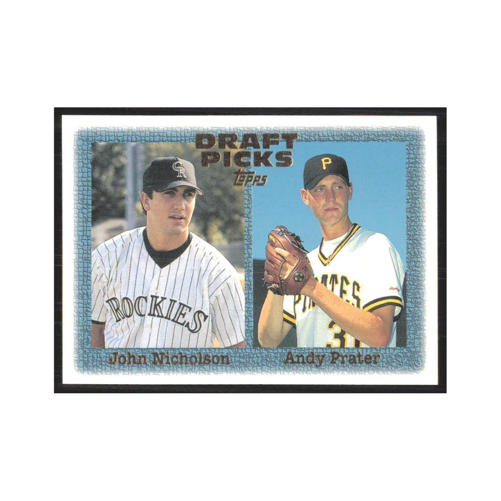 1997 Topps John Nicholson/Andy Prater Colorado Rockies/Pittsburgh Pirates #482