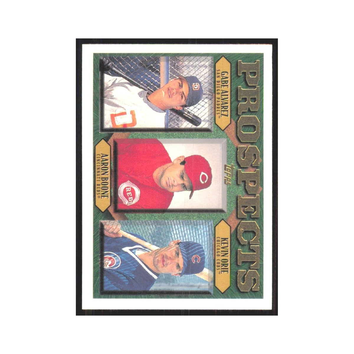 1997 Gabe Alvarez/Aaron Boone/Kevin Orie San Diego Padres/Cincinnati Reds/Chicag