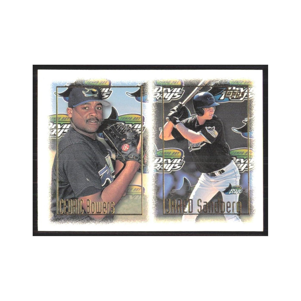 1997 Topps Cedrick Bowers/Jared Sandberg Rays #470