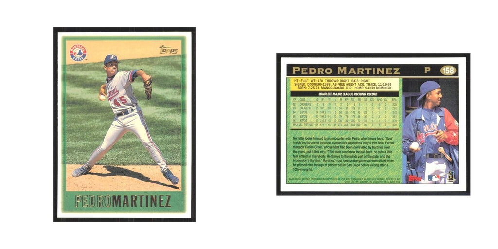 1997 Topps Pedro Martinez Montreal Expos #158