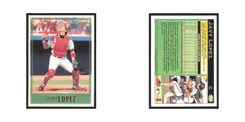 1997 Topps Javy Lopez Braves #395