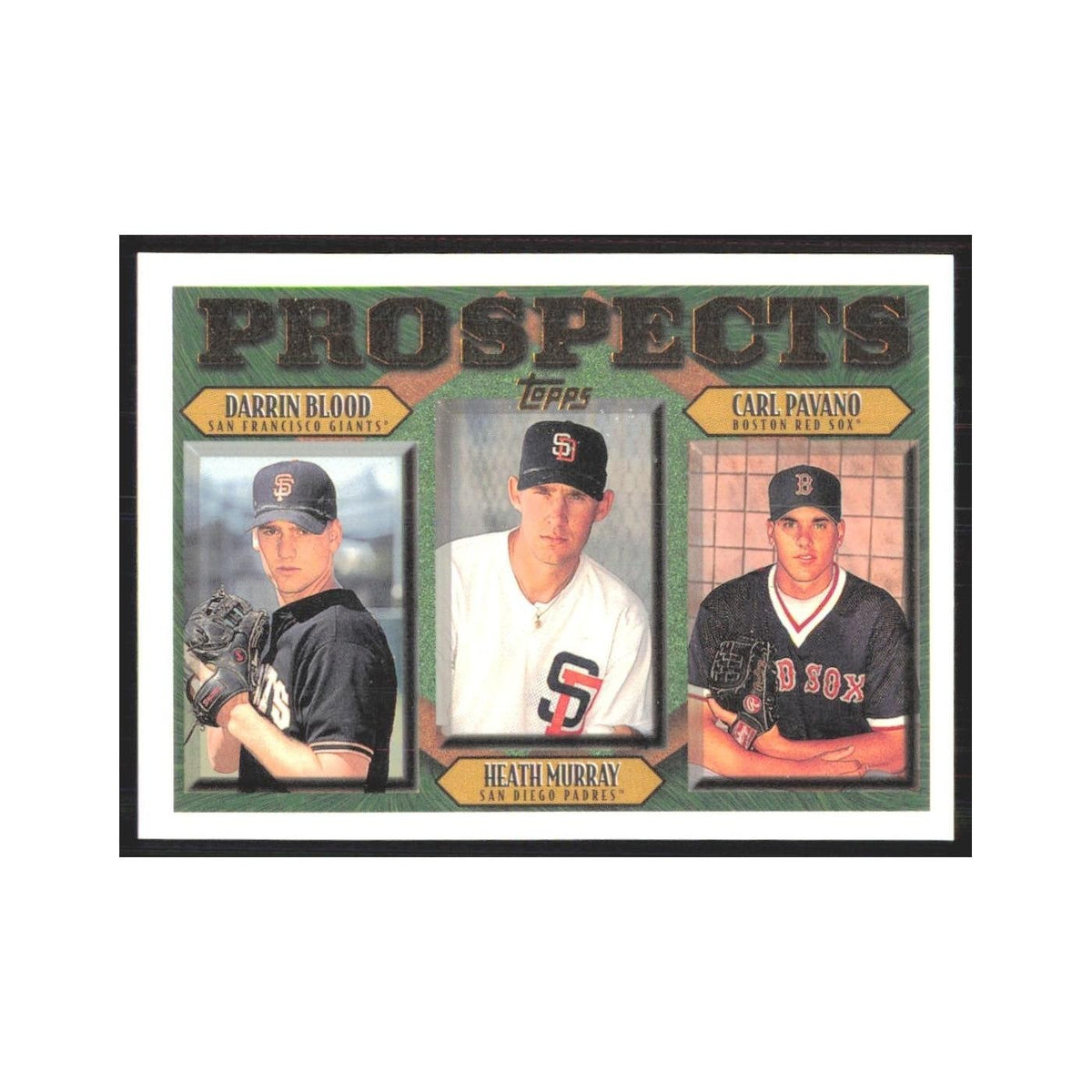 1997 Darrin Blood/Heath Murray/Carl Pavano San Francisco Giants/San Diego Padres