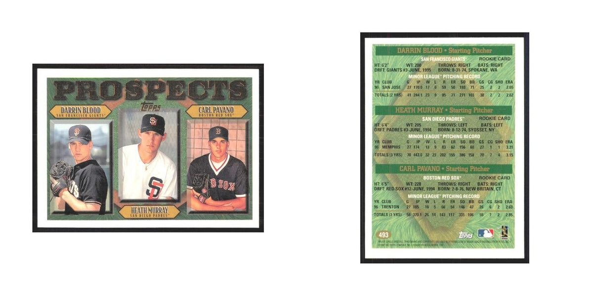 1997 Darrin Blood/Heath Murray/Carl Pavano San Francisco Giants/San Diego Padres