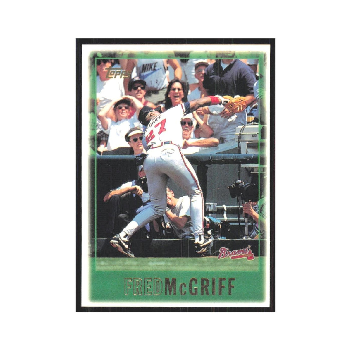 1997 Topps Fred McGriff Braves #352