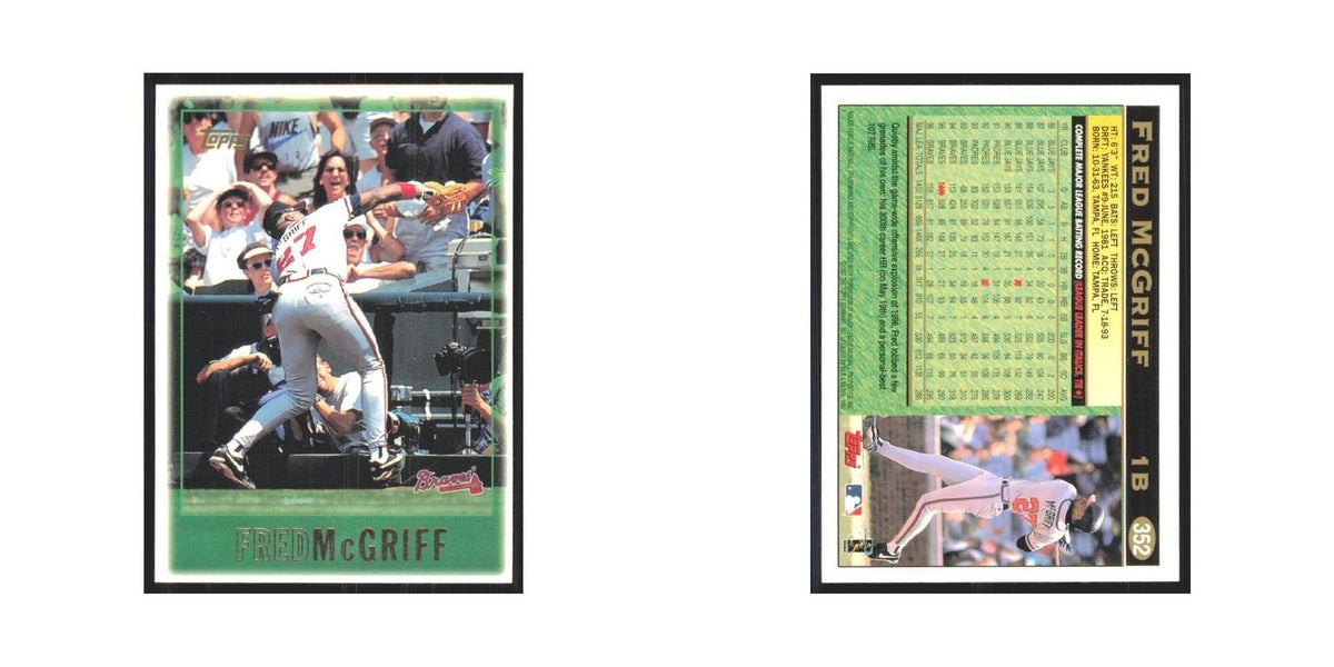 1997 Topps Fred McGriff Braves #352