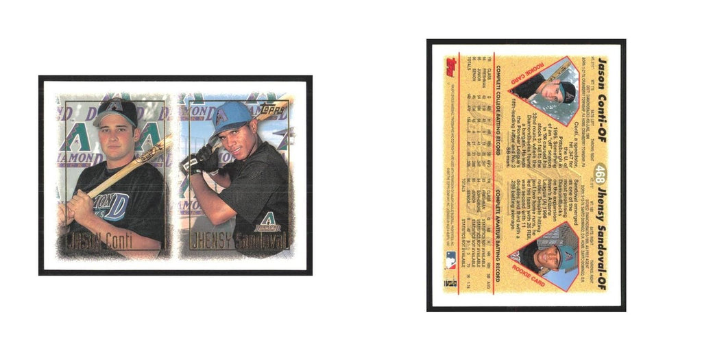 1997 Topps Jason Conti/Jhensy Sandoval Diamondbacks #468