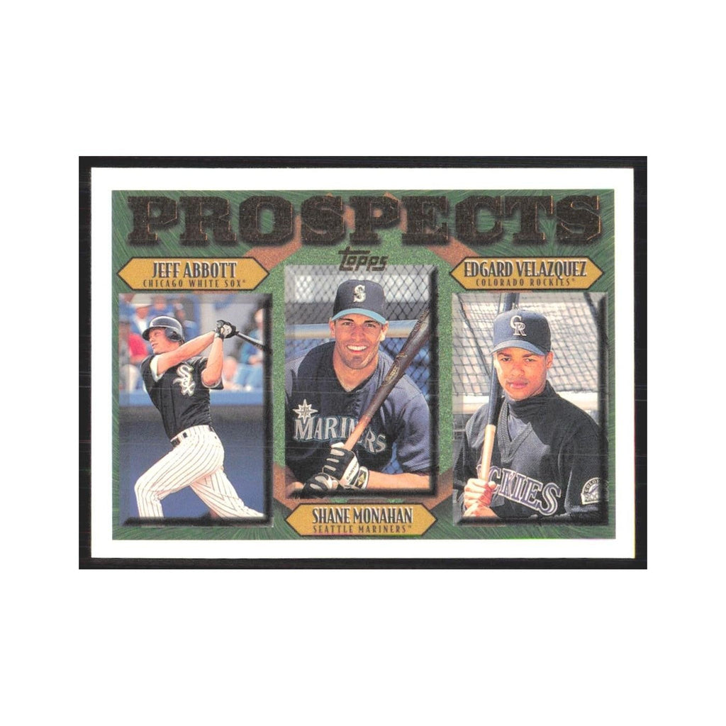 1997 Jeff Abbott/Shane Monahan/Edgard Velazquez Chicago White Sox/Seattle Marine