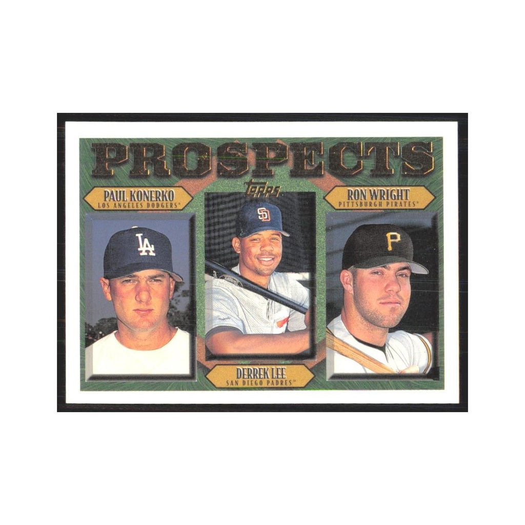 1997 Paul Konerko/Derrek Lee/Ron Wright Los Angeles Dodgers/San Diego Padres/Pit