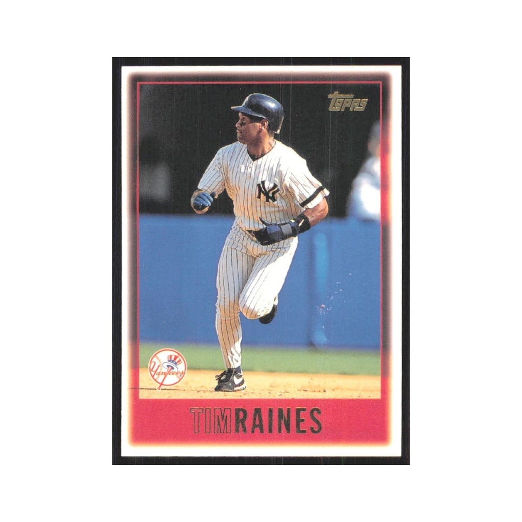 1997 Topps Tim Raines Yankees #334