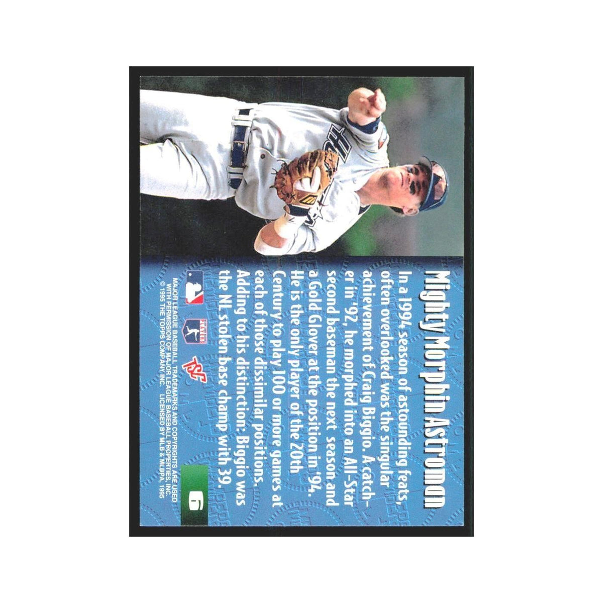 1995 Stadium Club Members Only Graig Boggop Astros #6