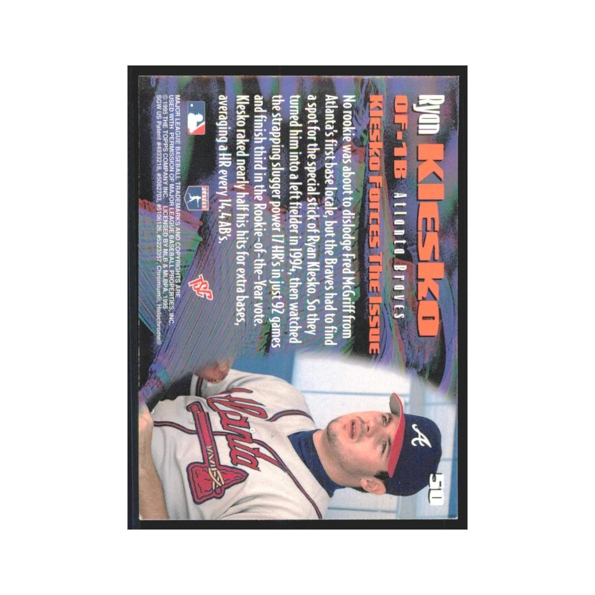 1995 Stadium Club Members Only Fred McGriff Braves #3