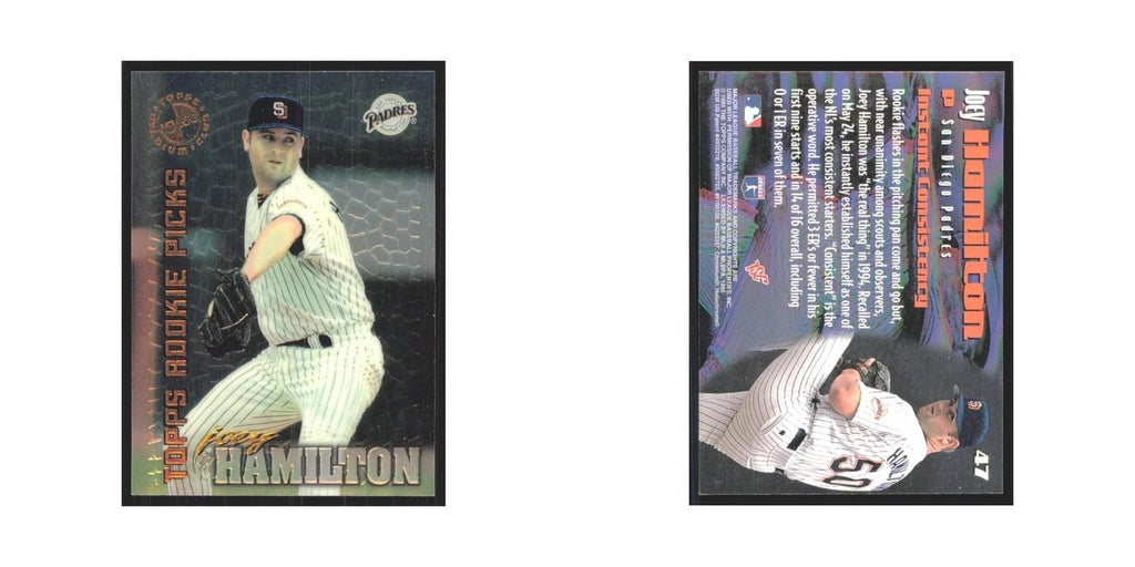 1995 Stadium Club Members Only Joey Hamilton Padres #47