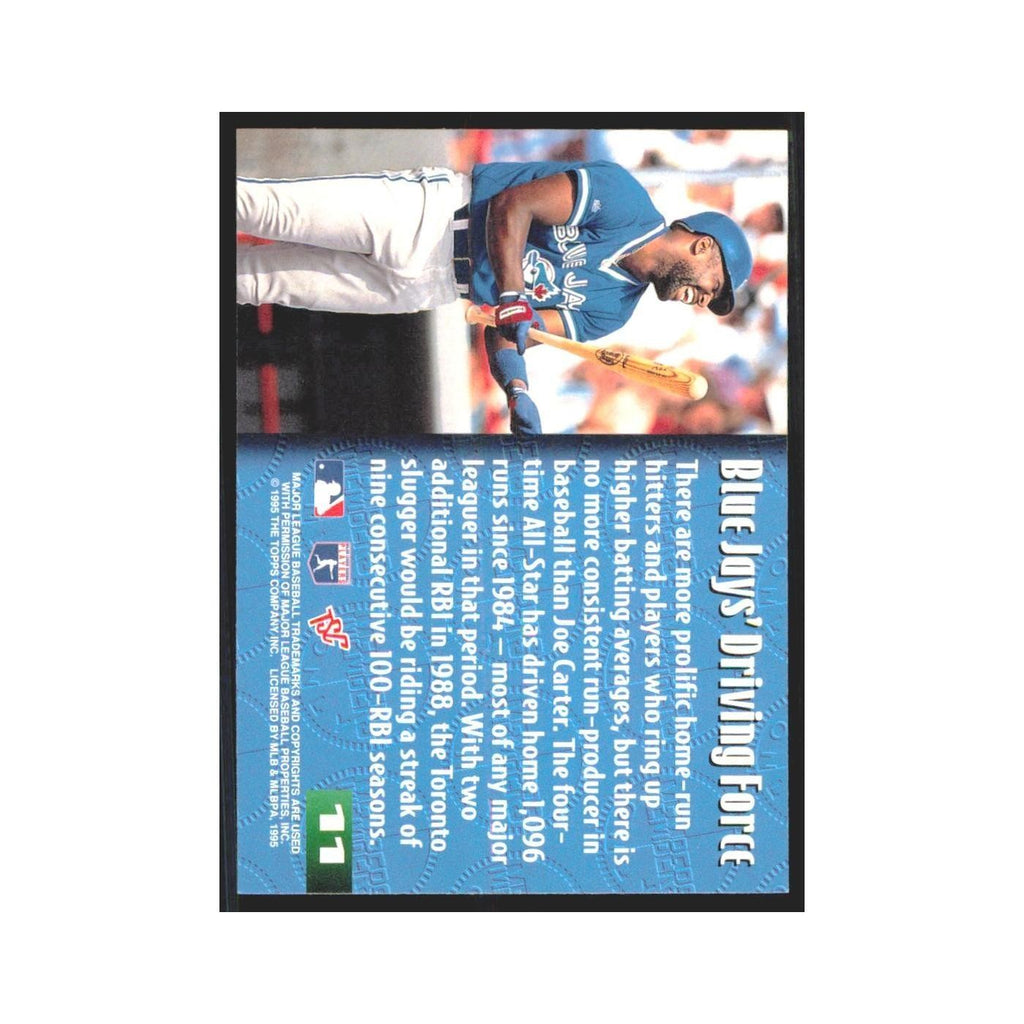 1995 Stadium Club Members Only Joe Carter Blue Jays #11