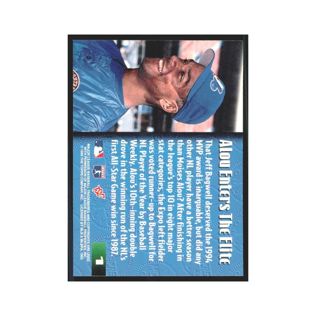 1995 Stadium Club Members Only Moises Alou Montreal Expos #1