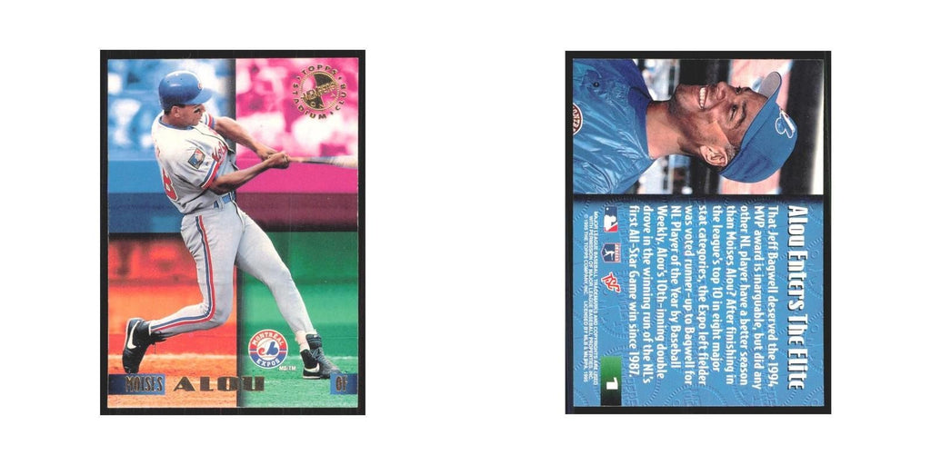 1995 Stadium Club Members Only Moises Alou Montreal Expos #1