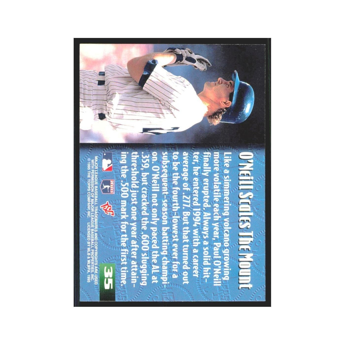 1995 Stadium Club Members Only Paul O'Neill Yankees #35