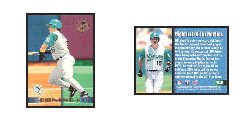 1995 Stadium Club Members Only Jeff Conine Florida Marlins #13
