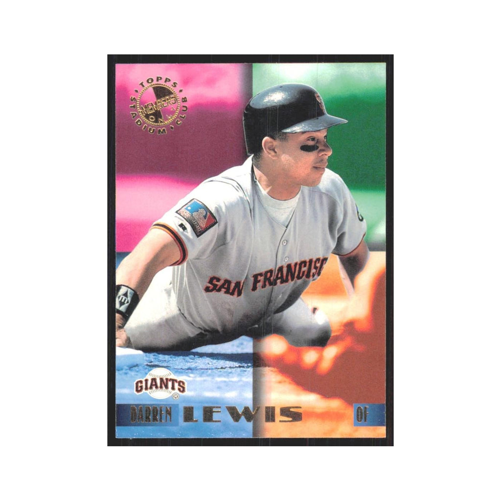 1995 Stadium Club Members Only Darren Lewis Giants #28